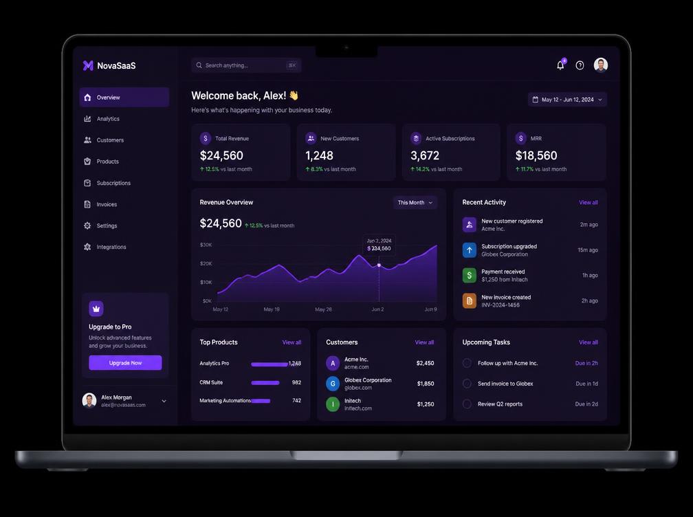 Insight Dashboard project preview